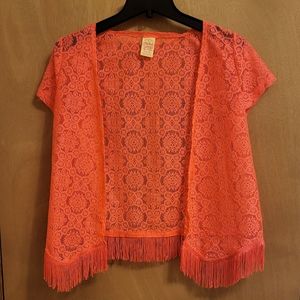 Faded glory Neon Pink throwover